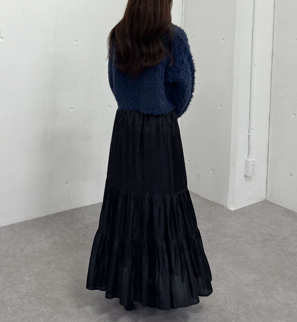 archives「シャイニー切替ティアードスカート」|スカート|