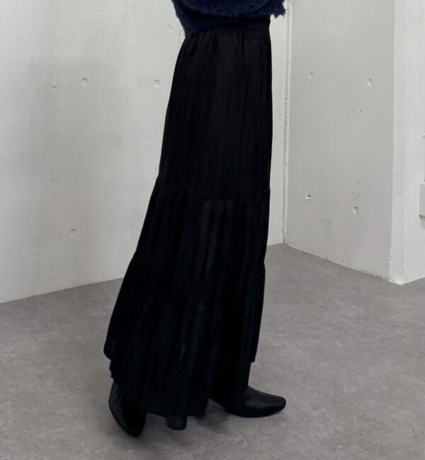 archives「シャイニー切替ティアードスカート」|スカート|