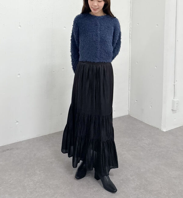 archives「シャイニー切替ティアードスカート」|スカート|