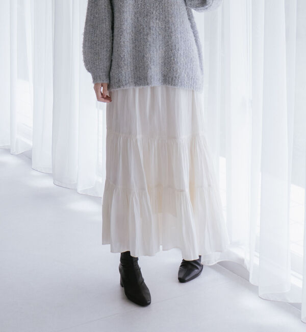 archives「シャイニー切替ティアードスカート」|スカート|
