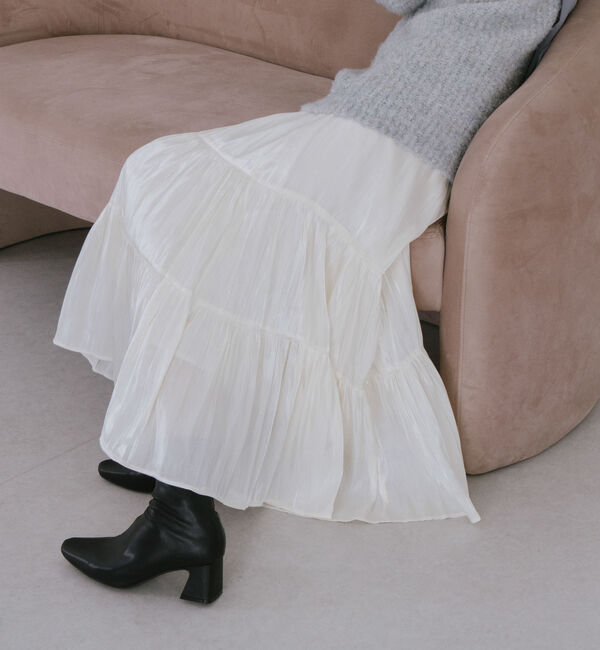 archives「シャイニー切替ティアードスカート」|スカート|