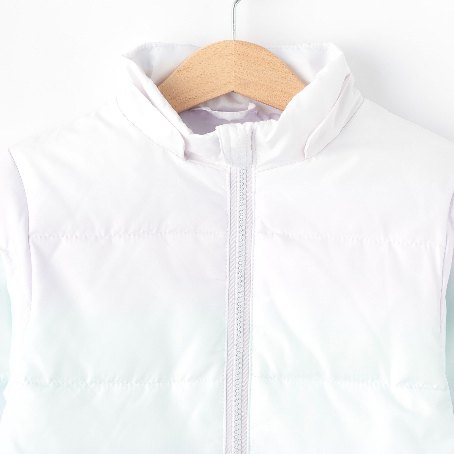 SHOO･LA･RUE「【110-140cm/撥水】フード2WAY総柄フリルブルゾン」|ブルゾン・スタジャン|