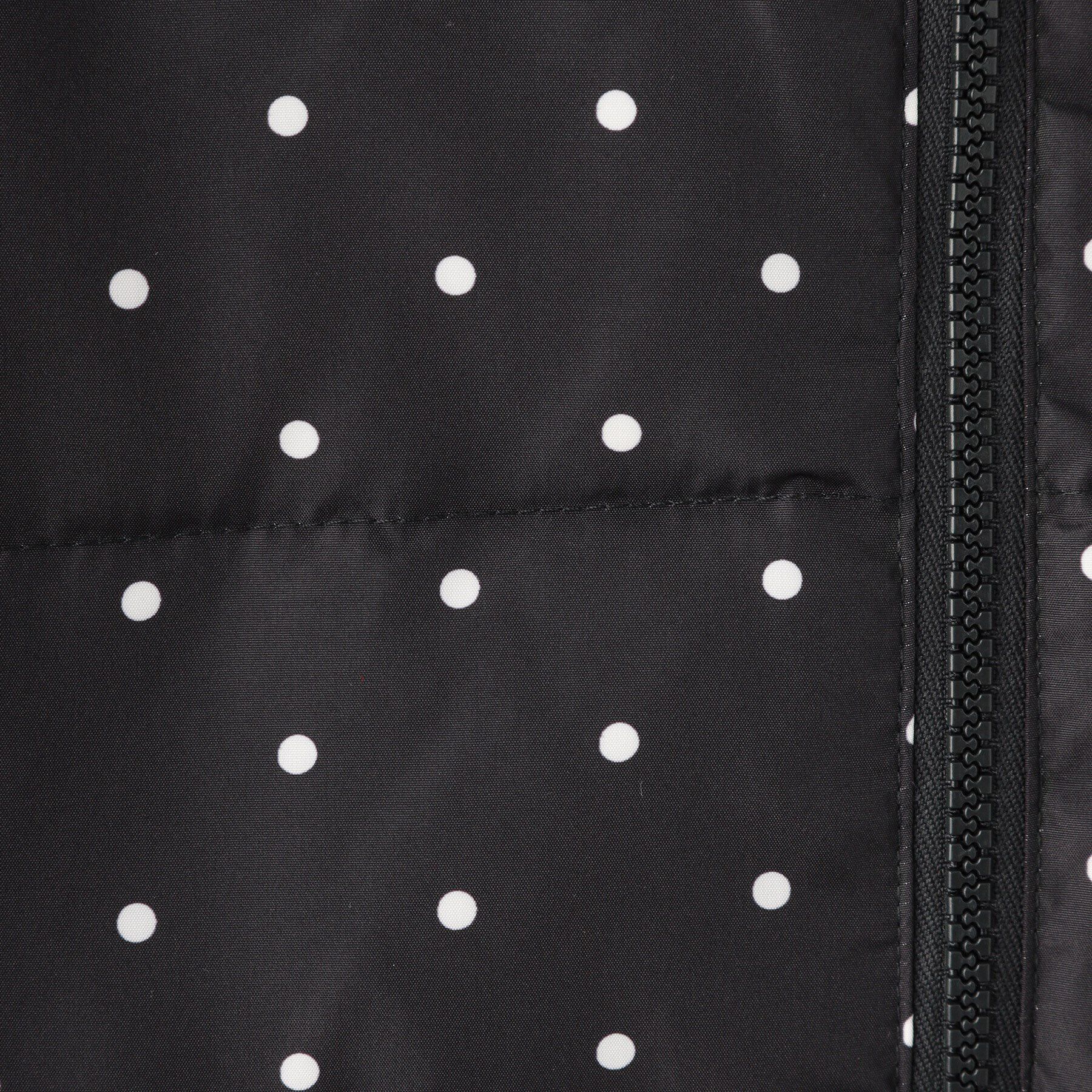 SHOO･LA･RUE「【110-140cm/撥水】フード2WAY総柄フリルブルゾン」|ブルゾン・スタジャン|