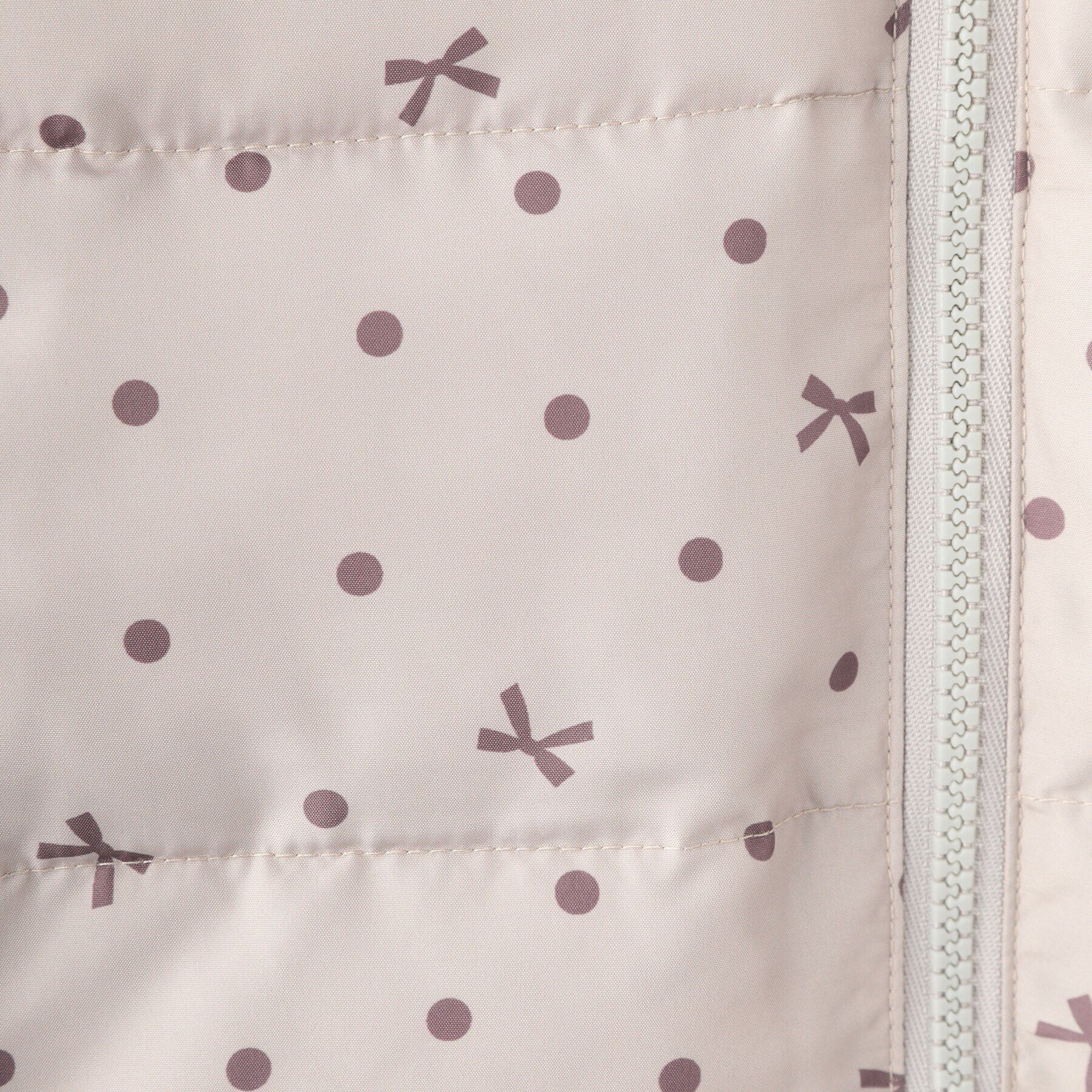 SHOO･LA･RUE「【110-140cm/撥水】フード2WAY総柄フリルブルゾン」|ブルゾン・スタジャン|