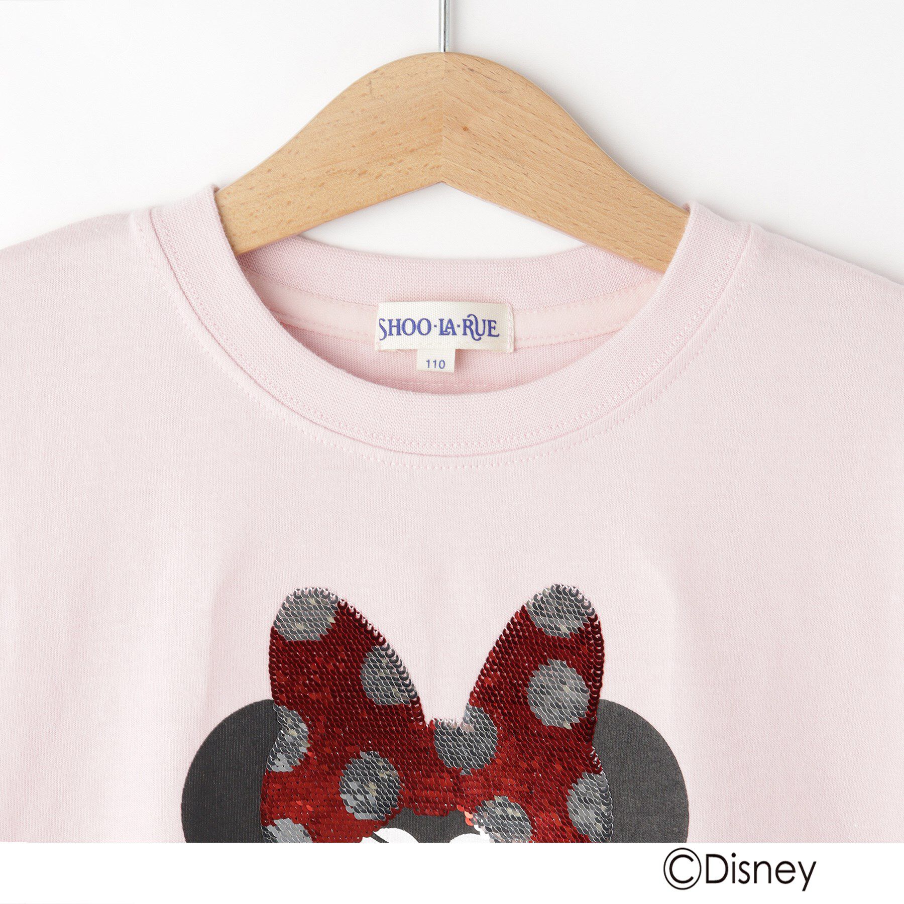 SHOO･LA･RUE「【DISNEY】スパンコールTシャツ」|Tシャツ・カットソー|