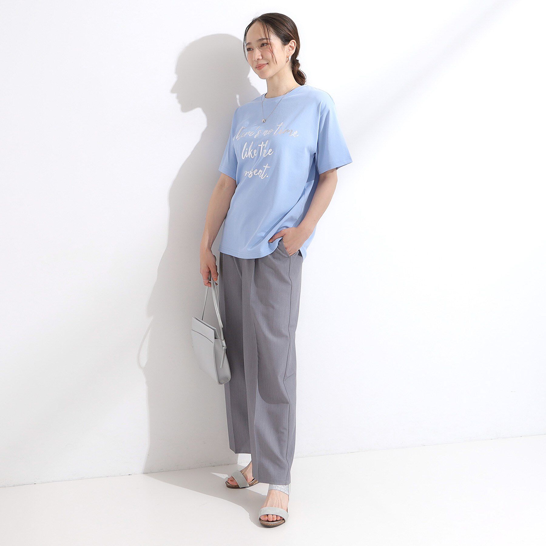 SHOO･LA･RUE「【洗える/S-LL/ひんやり/UV】選べる6柄 プリントTシャツ」|Tシャツ・カットソー|