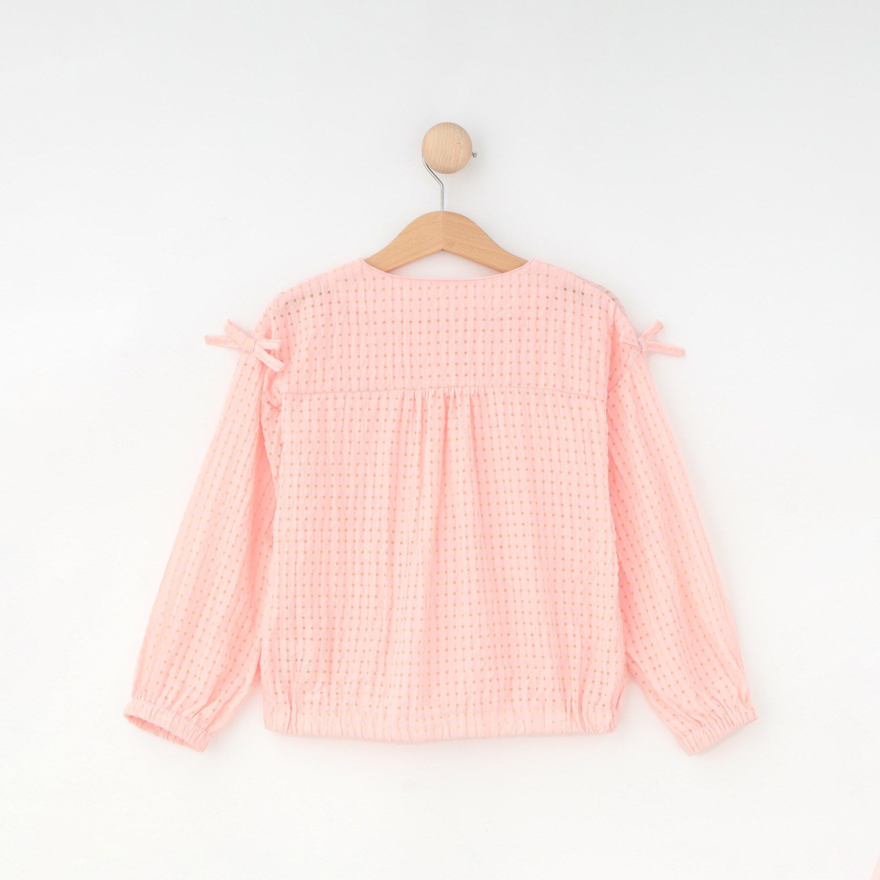 SHOO･LA･RUE「【100-120cm】シアーチェックブルゾン」|ブルゾン・スタジャン|