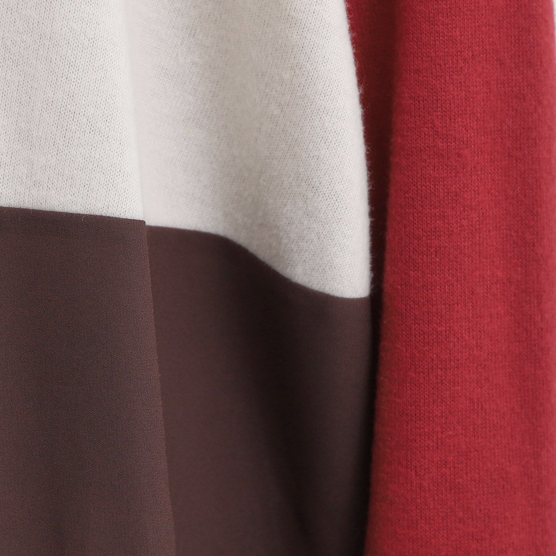 SHOO･LA･RUE「【S-LL】インしないで着られる 3段切り替えトップス」|Tシャツ・カットソー|