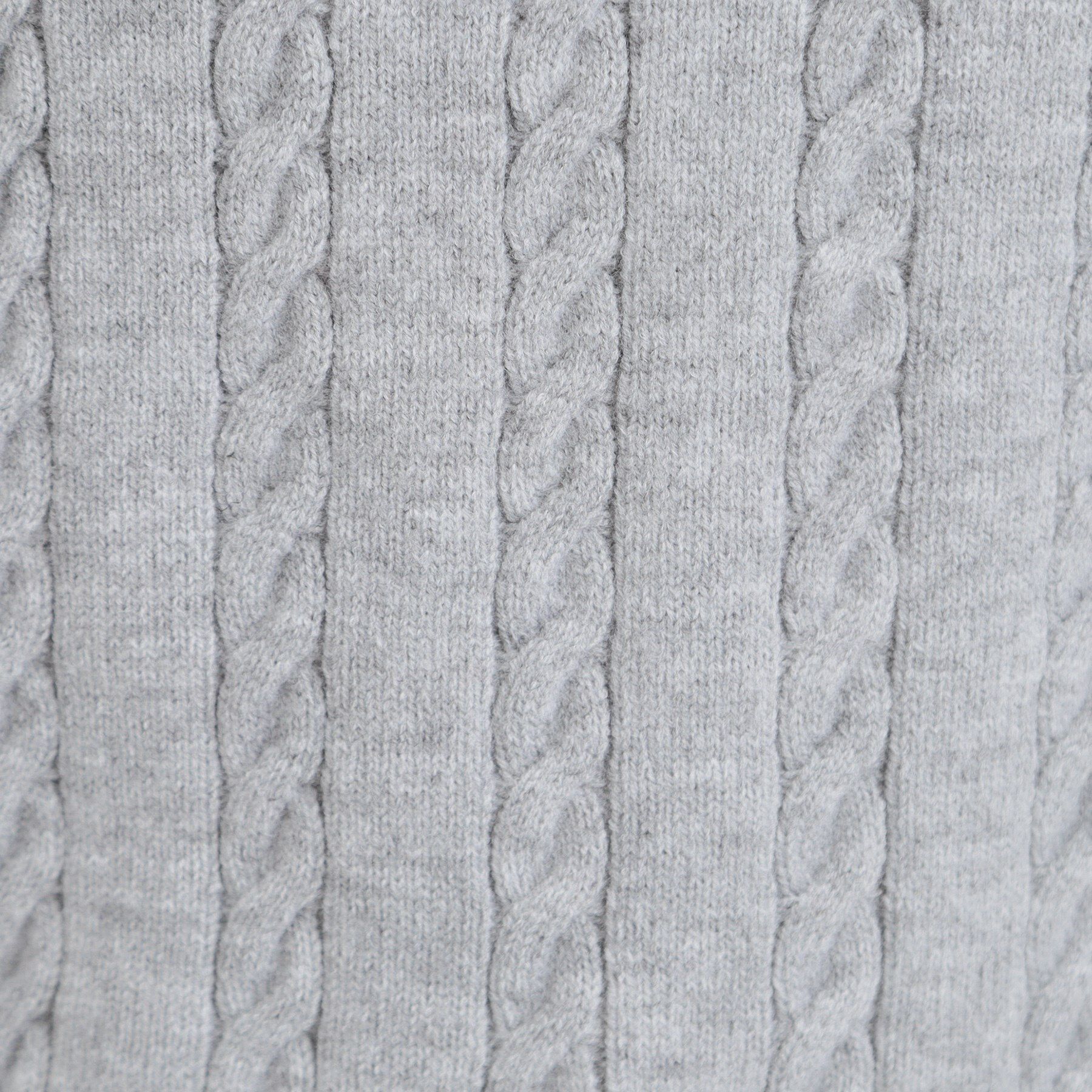 SHOO･LA･RUE「【S-LL】配色ボタンがポイント 襟付きケーブルニット」|ニット・セーター|