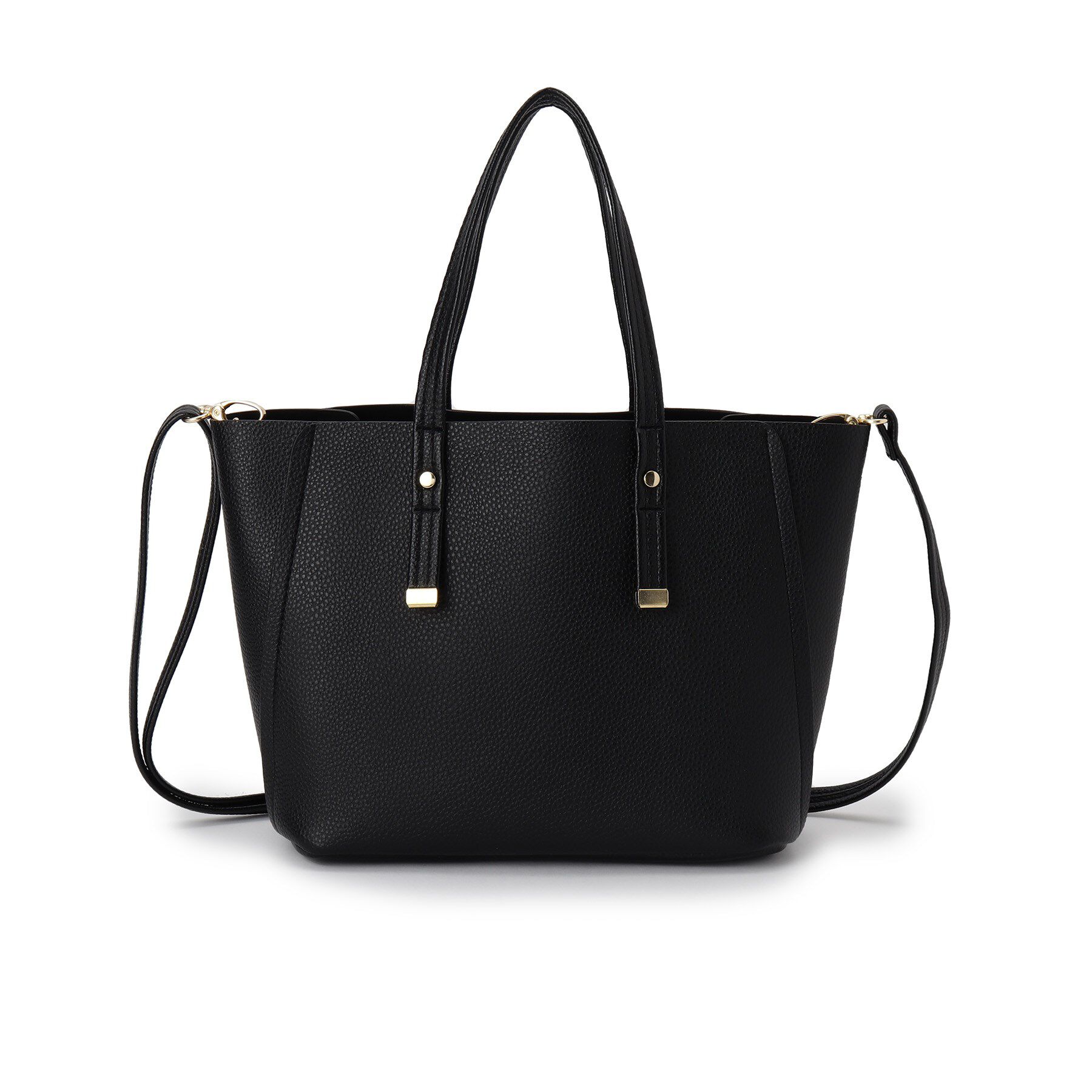 SHOO･LA･RUE「【軽量/2WAY】ハンドル金具 配色トートバッグ」|トートバッグ|