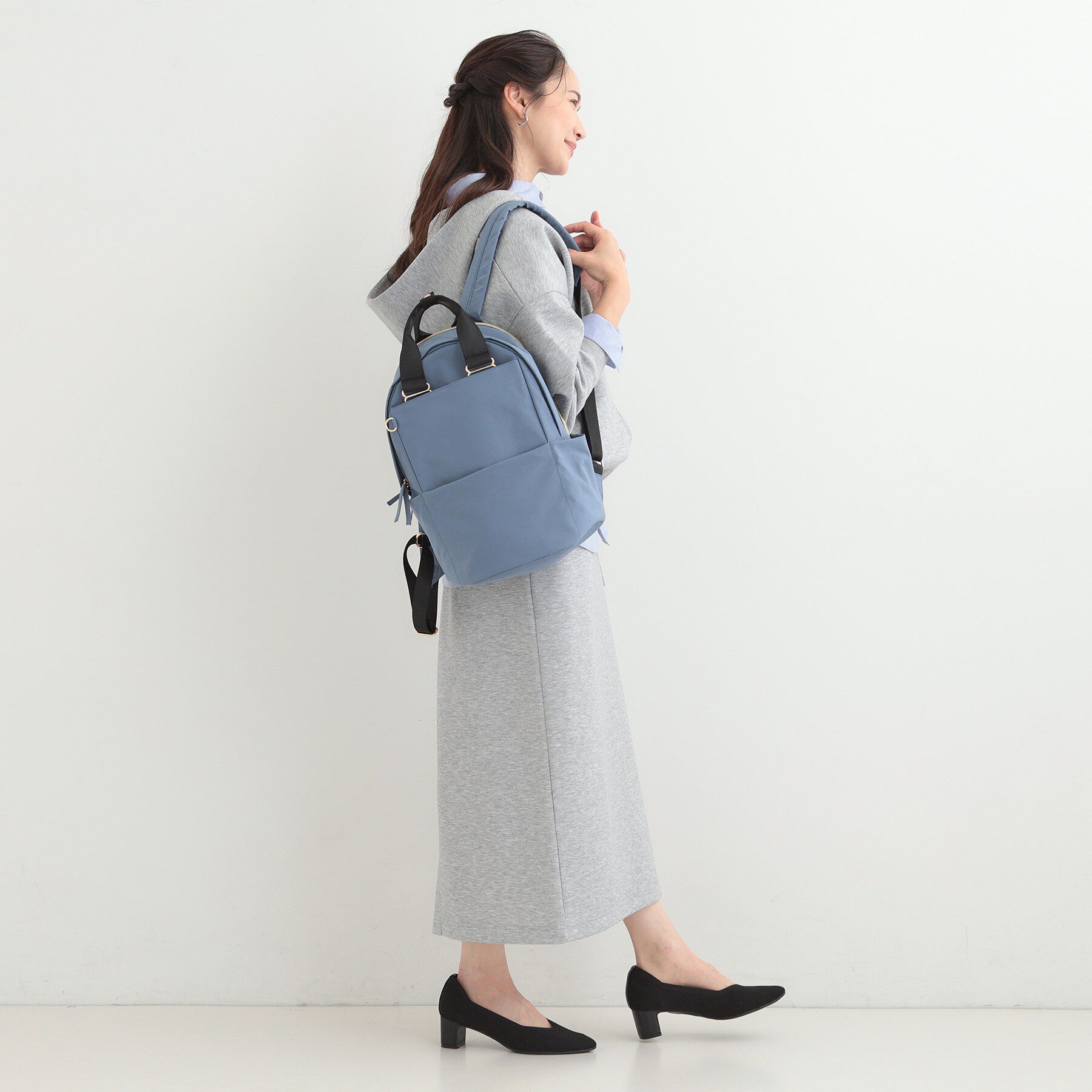 SHOO･LA･RUE「【撥水】キャリーオンラウンドリュック」|リュック|