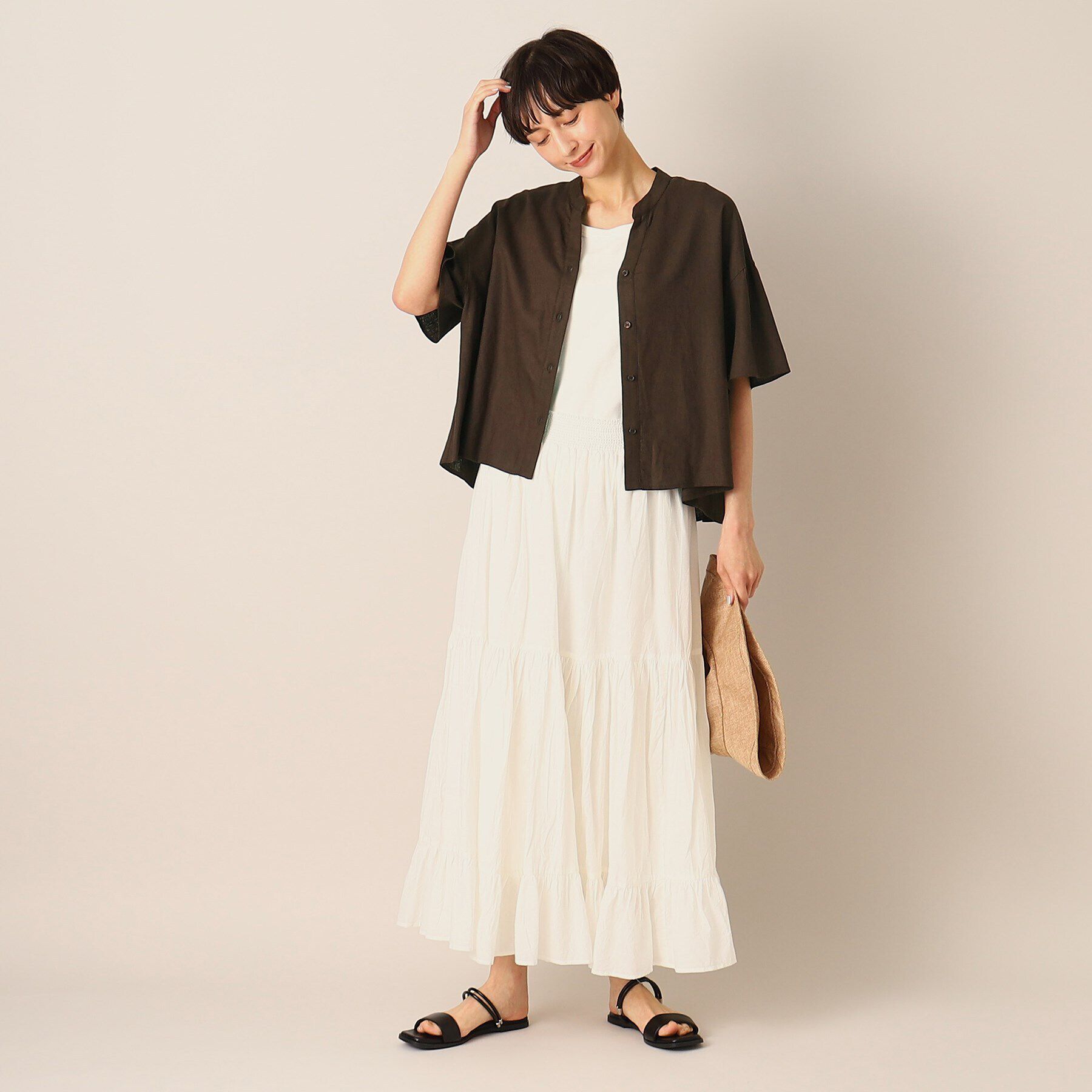 Dessin「【洗える】ベルスリーブブラウス（S～L）」|シャツ・ブラウス|