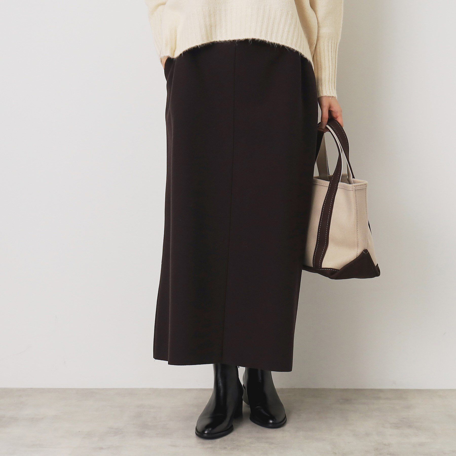 Dessin「ハイウエストタイトスカート（XS～L）」|スカート|ブラウン(044)