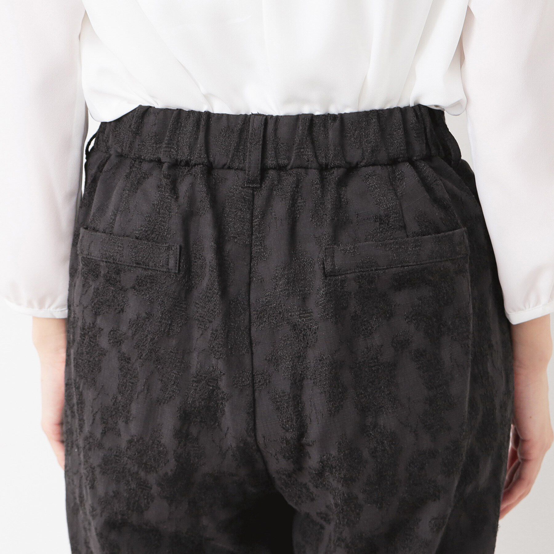 Dessin「【入卒/セレモニー/セットアップ可能/洗える】フラワージャカードテーパードパンツ」|その他|