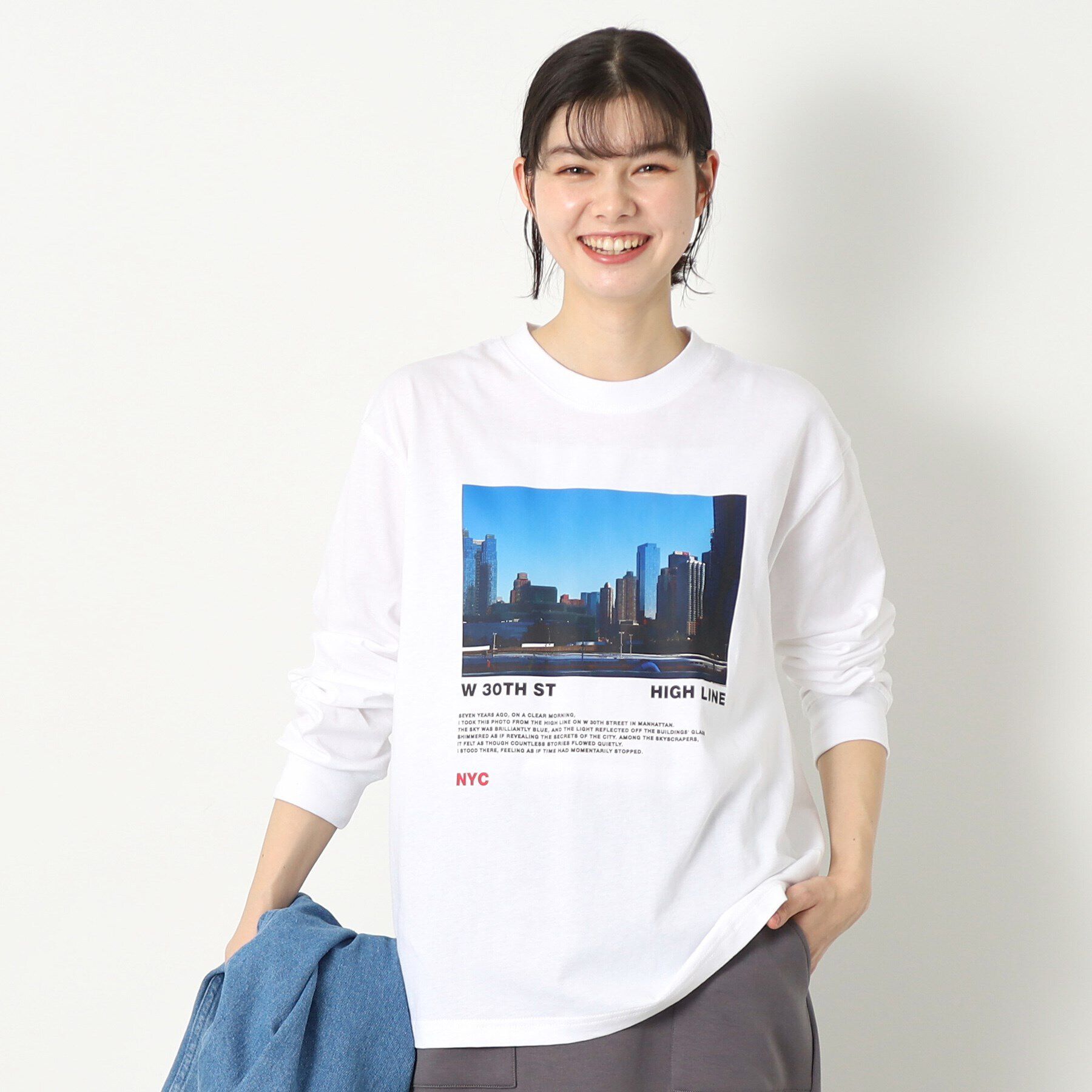 Dessin「【ユニセックス・洗える】フォトプリントロングスリーブTシャツ」|Tシャツ・カットソー|