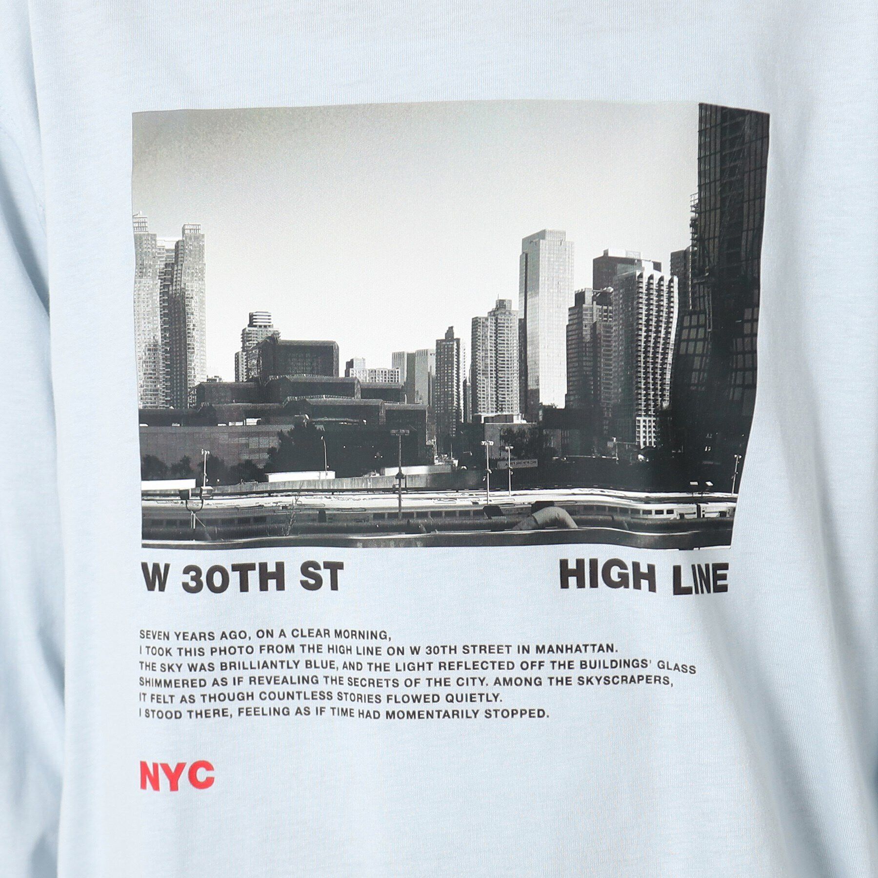 Dessin「【ユニセックス・洗える】フォトプリントロングスリーブTシャツ」|Tシャツ・カットソー|