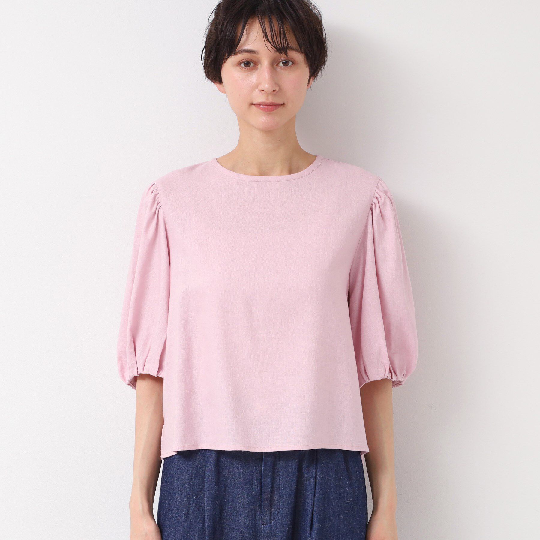 Dessin「【洗える】パフスリーブブラウス（XS～L）」|シャツ・ブラウス|