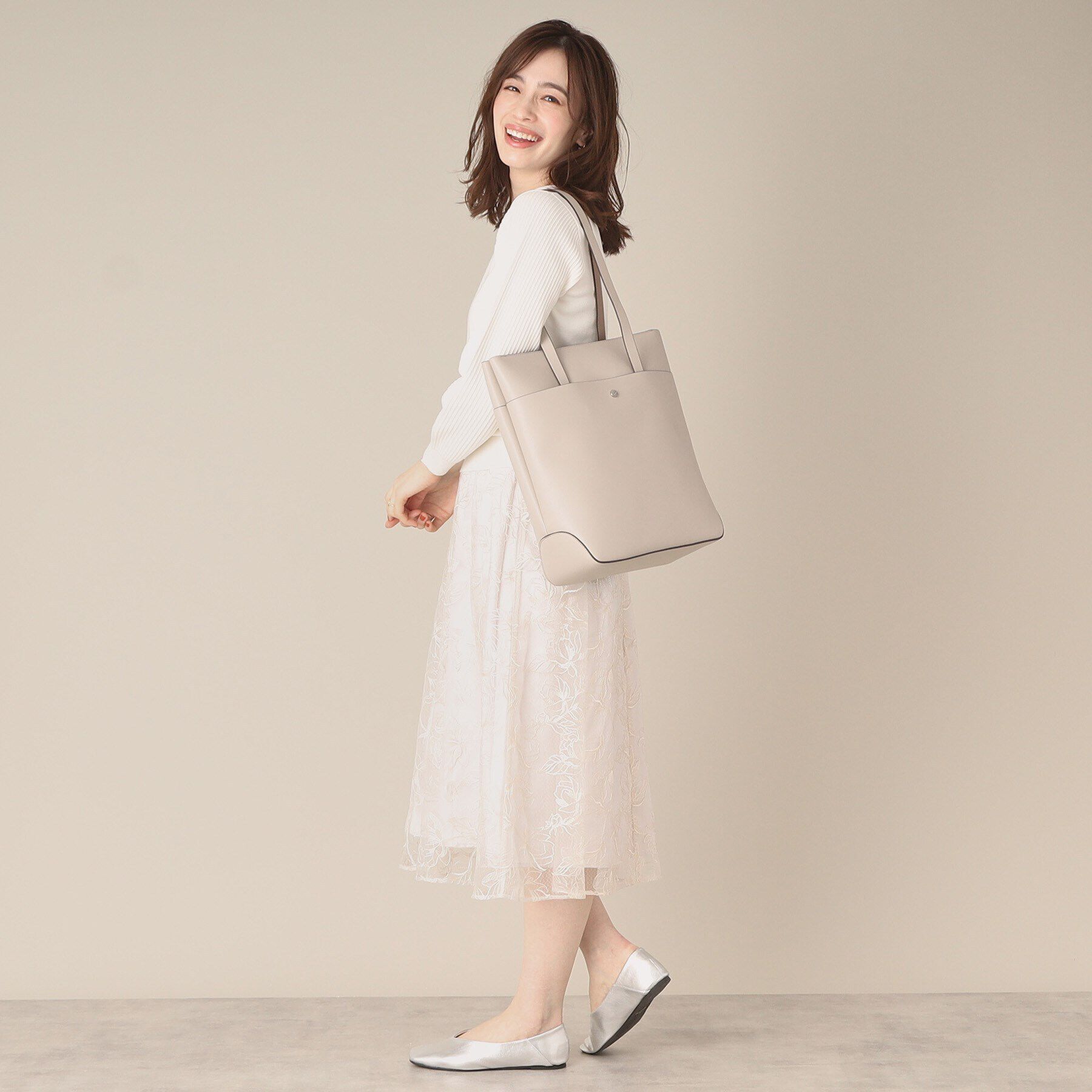 ITS&rsquo;DEMO「【アンチピリング／洗濯機OK】袖編地変化ニット」|ニット・セーター|