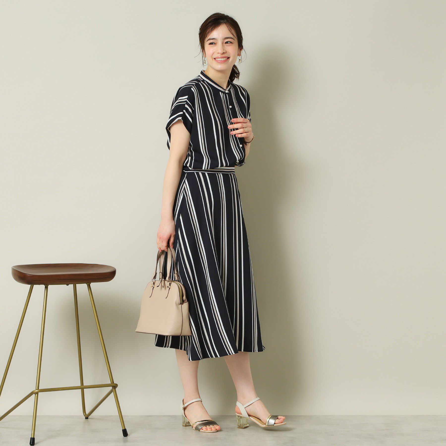 ITS&rsquo;DEMO「【UVケア／吸水速乾／洗濯機OK】麻調合繊スカート＜ラク服シリーズ＞」|スカート|