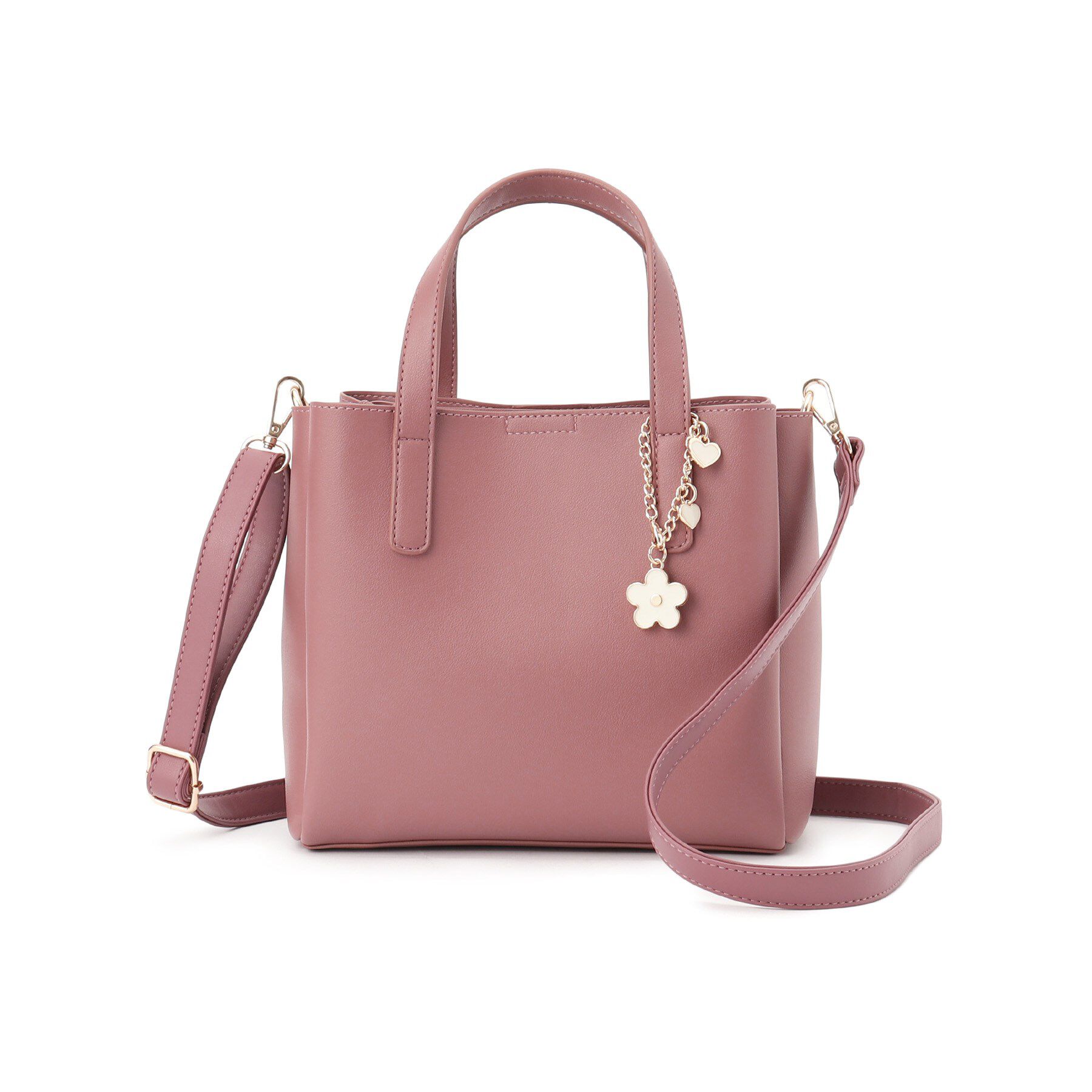 ITS&rsquo;DEMO「チャーム付き2WAYトート」|ハンドバッグ|