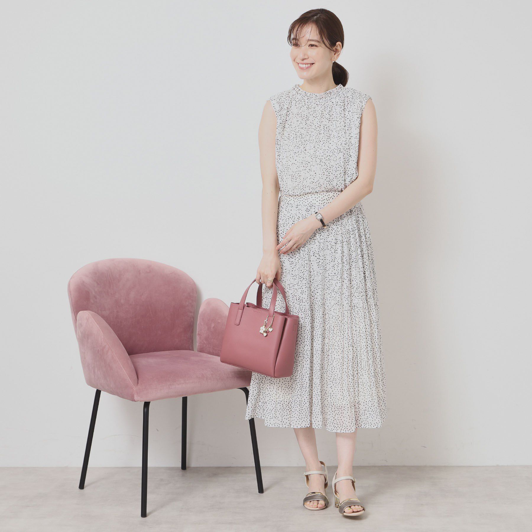 ITS&rsquo;DEMO「チャーム付き2WAYトート」|ハンドバッグ|