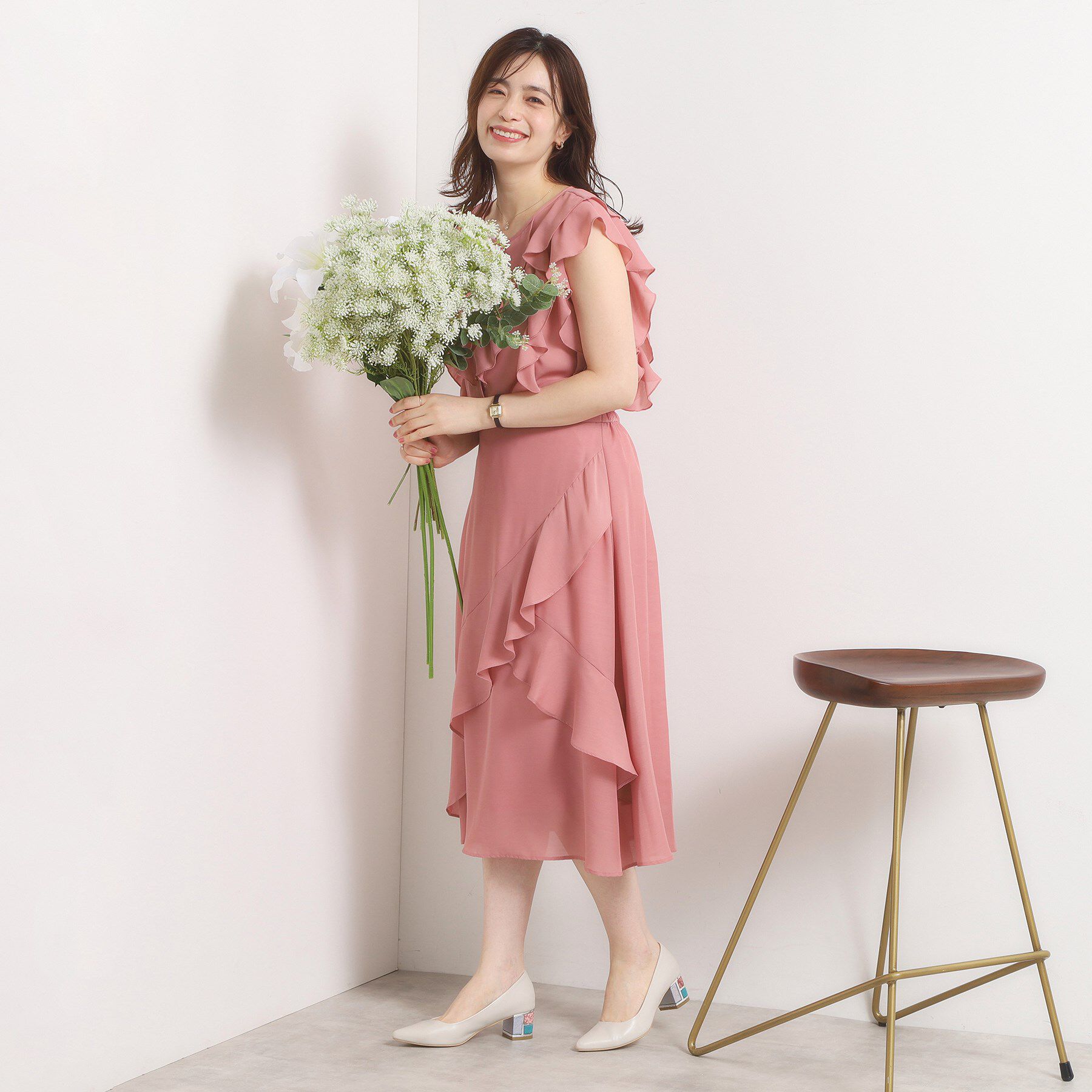 ITS&rsquo;DEMO「【手洗い可／セットアップ可】シアーフリルスカート」|スカート|