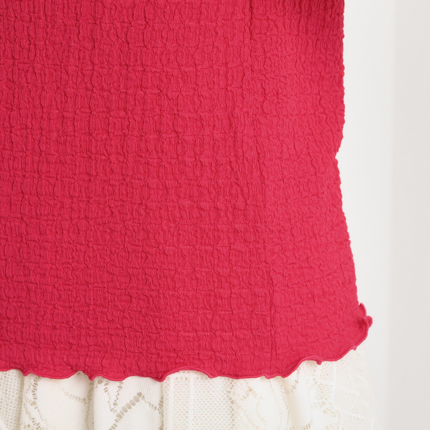 ITS&rsquo;DEMO「【手洗い可】シャーリングジャカードプルオーバー」|Tシャツ・カットソー|