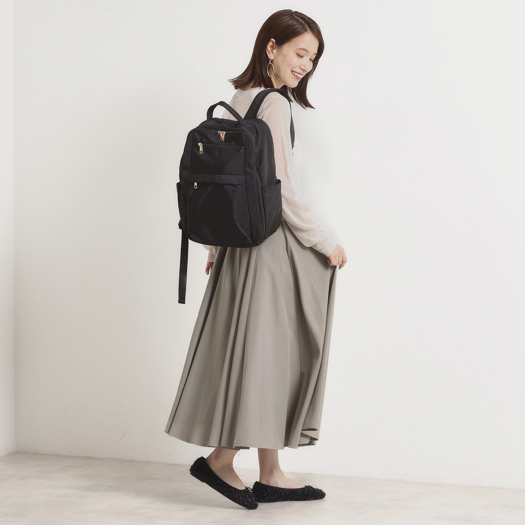 ITS&rsquo;DEMO「ガバッとリュック【12ポケット／A4対応】」|リュック|