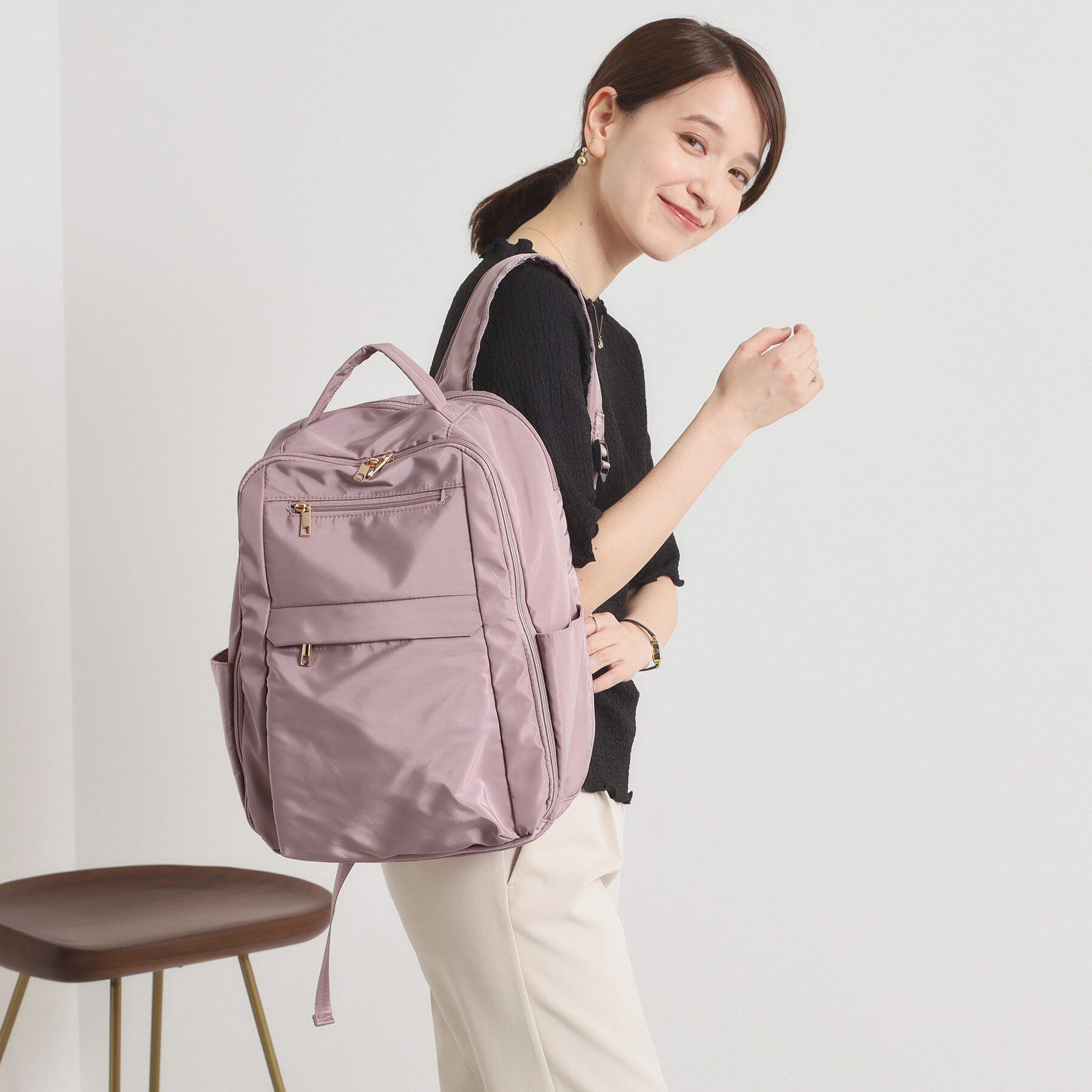 ITS&rsquo;DEMO「ガバッとリュック【12ポケット／A4対応】」|リュック|