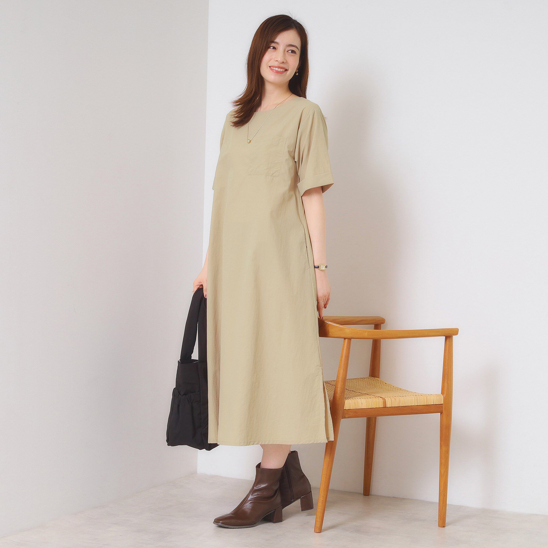 ITS&rsquo;DEMO「【撥水／洗濯機OK】ワンピース」|ワンピース|