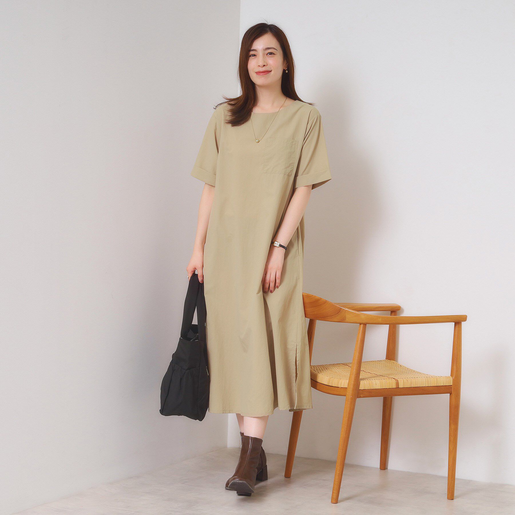 ITS&rsquo;DEMO「【撥水／洗濯機OK】ワンピース」|ワンピース|