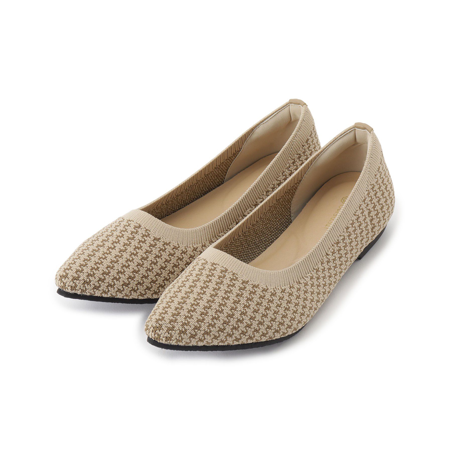 ITS&rsquo;DEMO「ポインテッドニットパンプス」|パンプス|ベージュ(252)