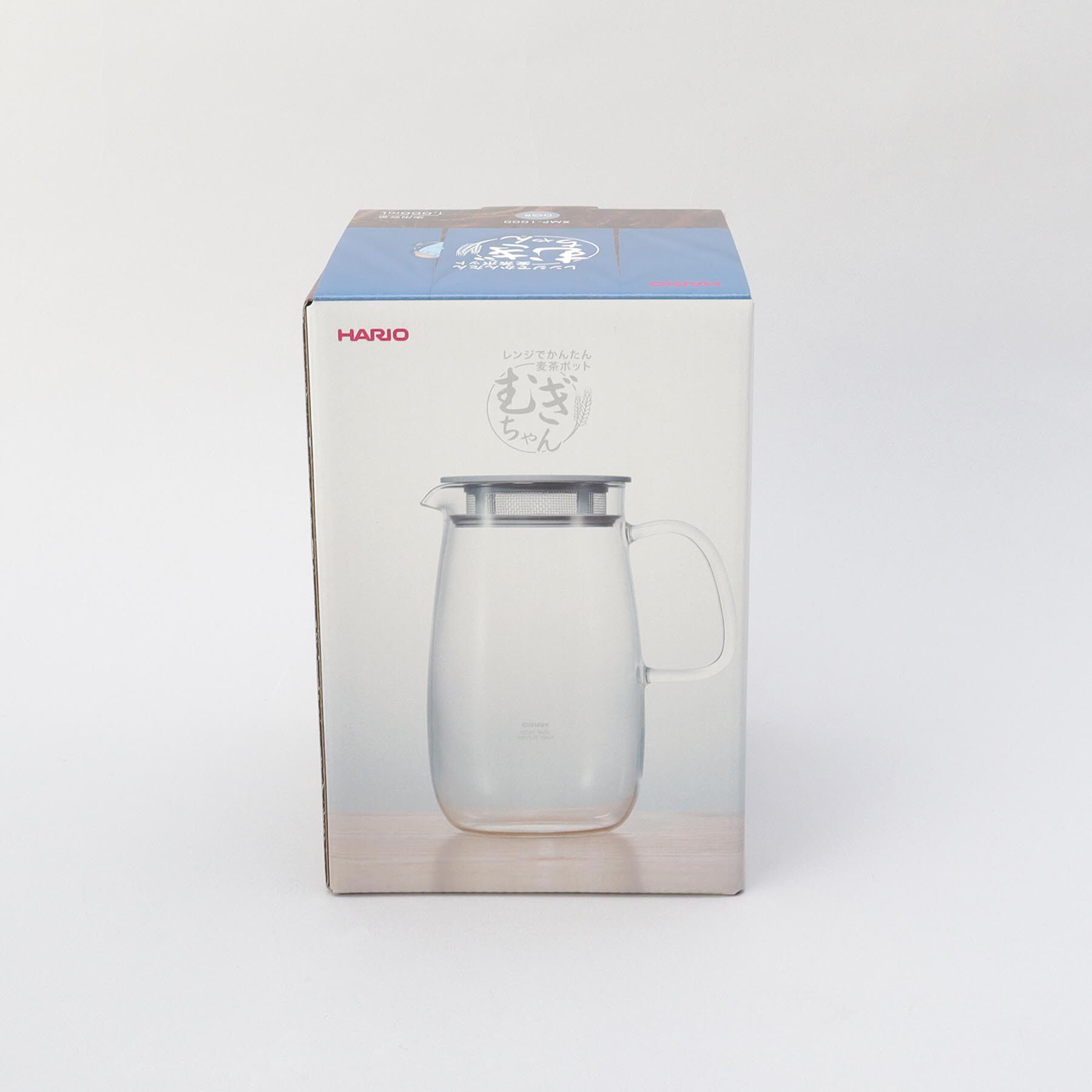 212 KITCHEN STORE「レンジでかんたん麦茶ポットむぎちゃん GY ＜HARIO  ハリオ＞」|グラス・マグカップ|