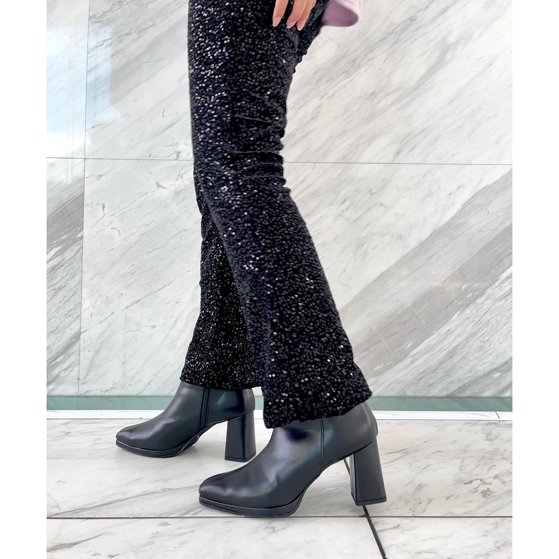 ESPERANZA「ブロックヒールショートブーツ」|ショートブーツ|