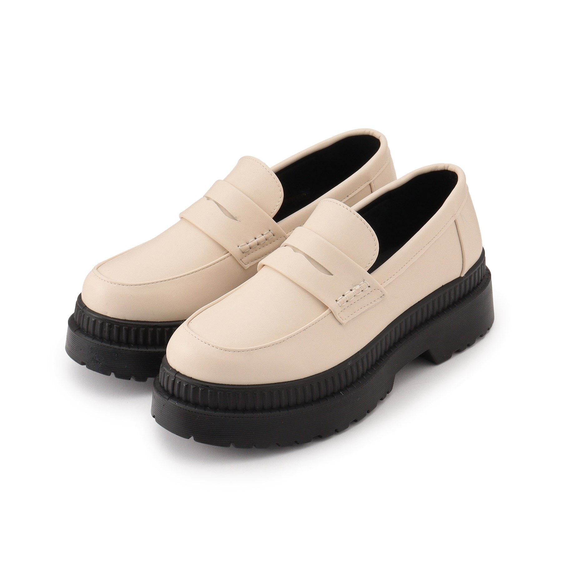 csT&P「軽量厚底2段ソール コインローファー」|パンプス|