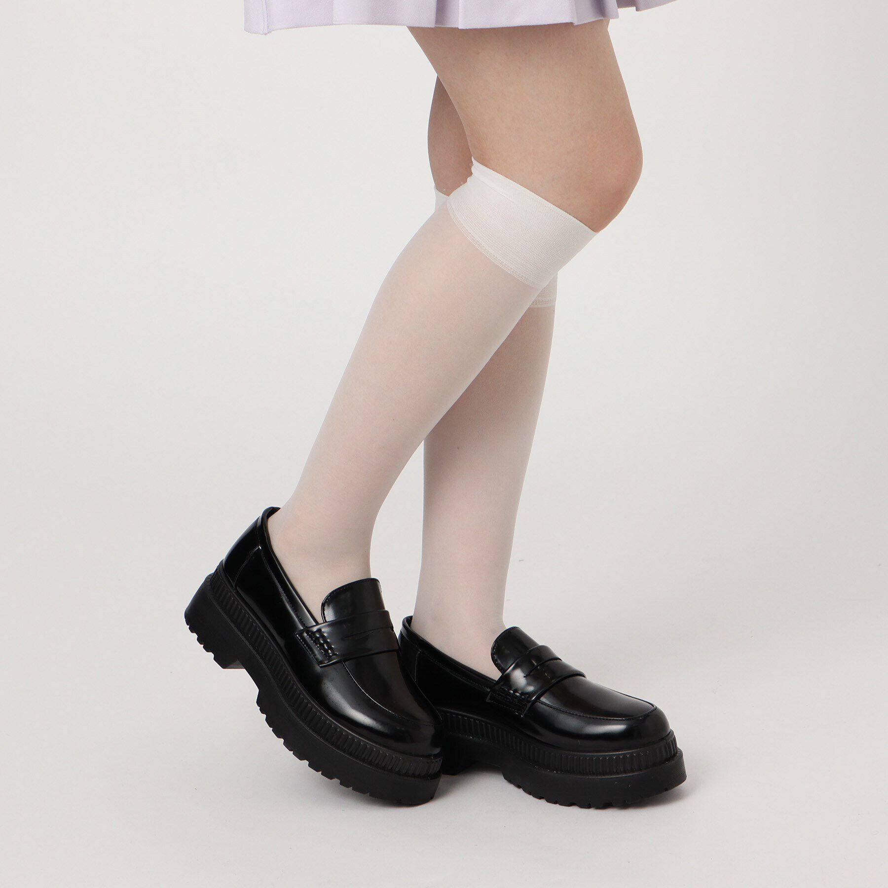 csT&P「軽量厚底2段ソール コインローファー」|パンプス|