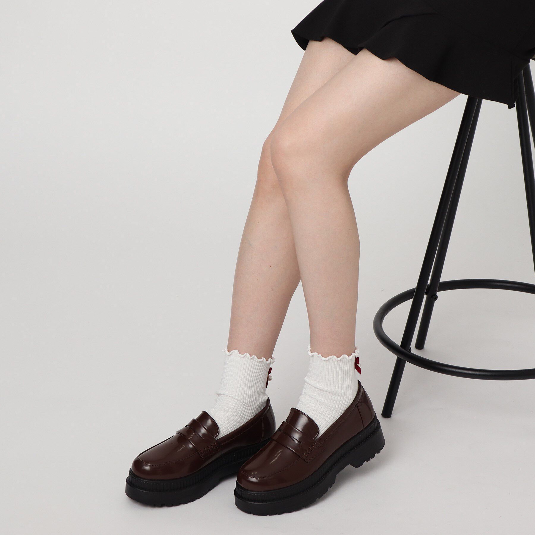 csT&P「軽量厚底2段ソール コインローファー」|パンプス|