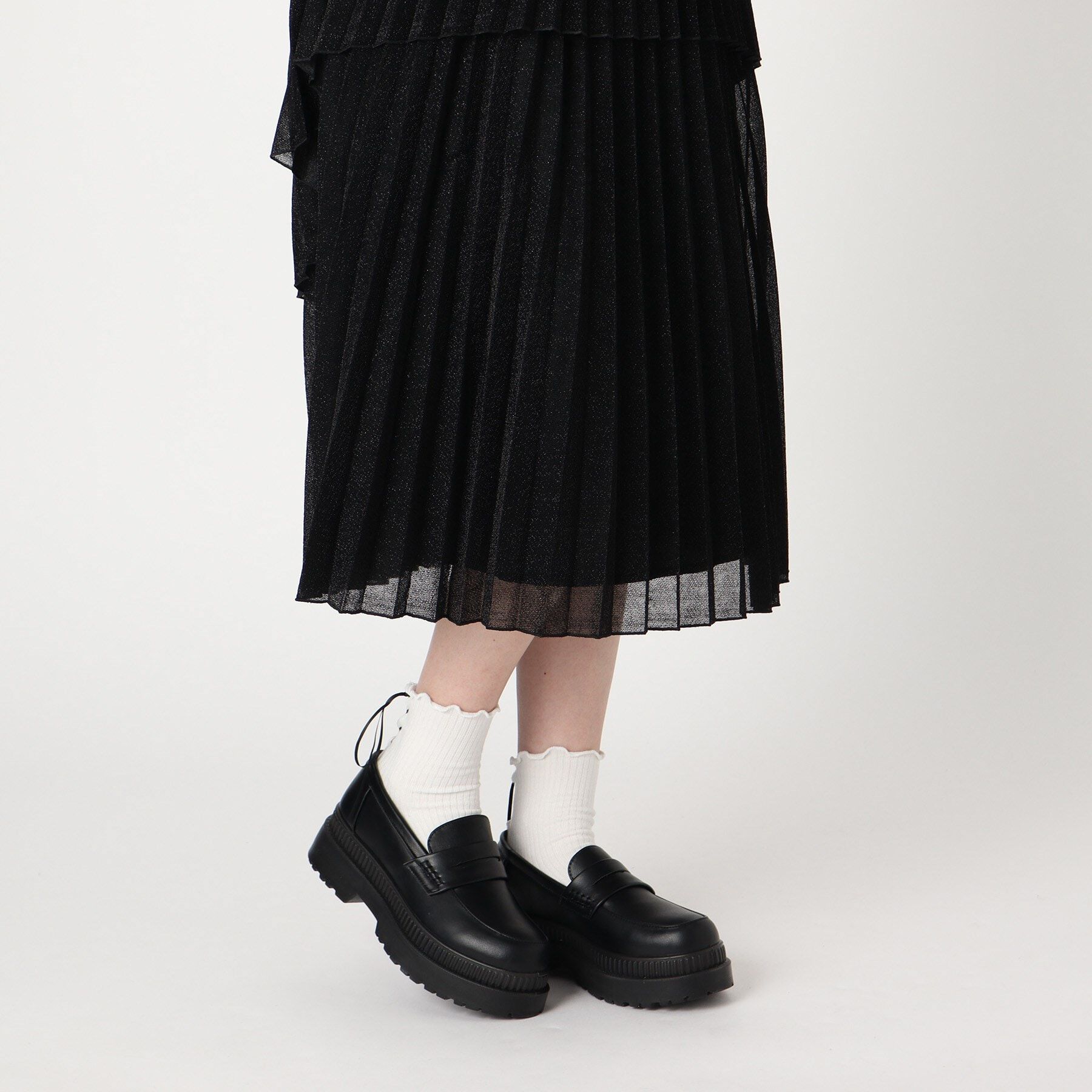 csT&P「軽量厚底2段ソール コインローファー」|パンプス|