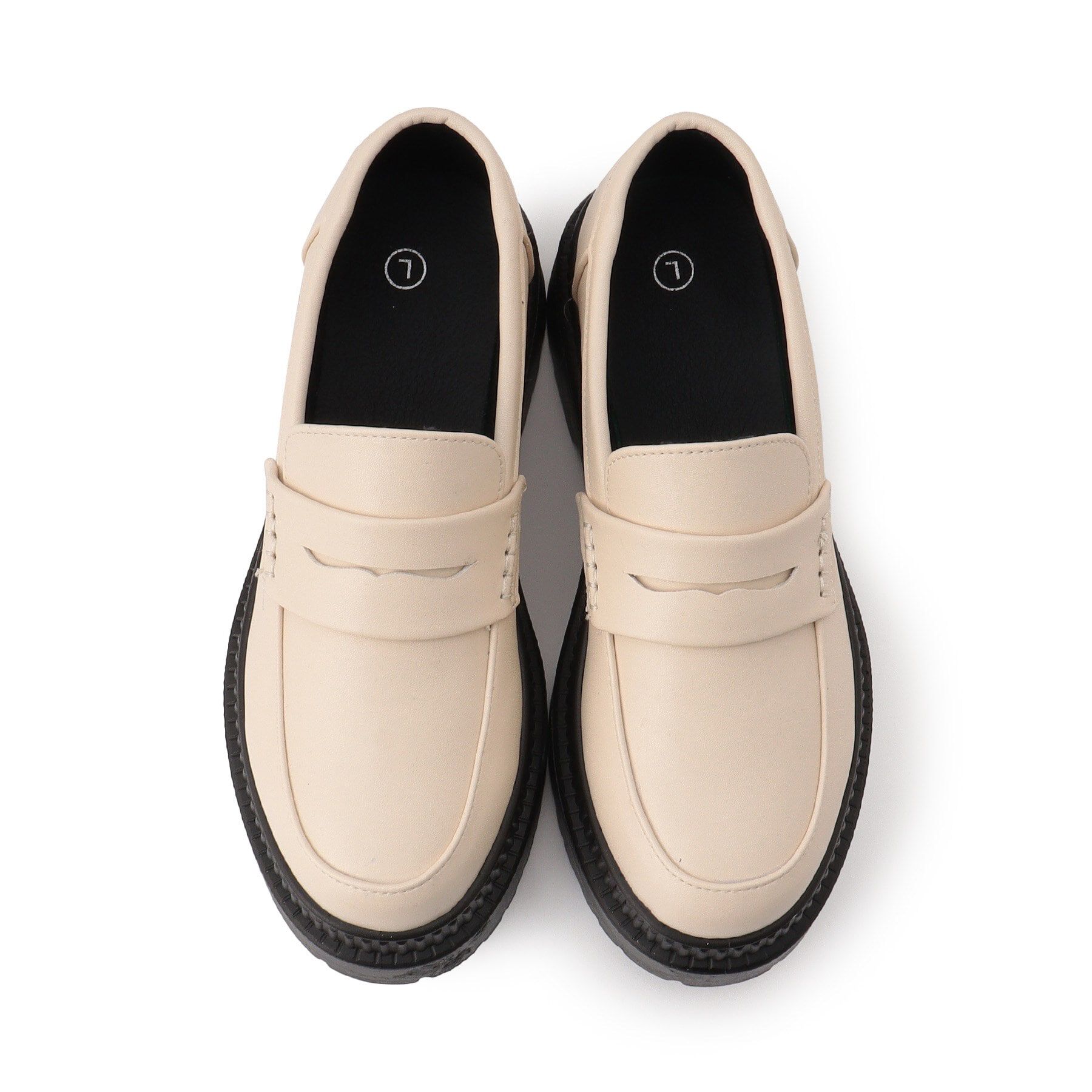 csT&P「軽量厚底2段ソール コインローファー」|パンプス|