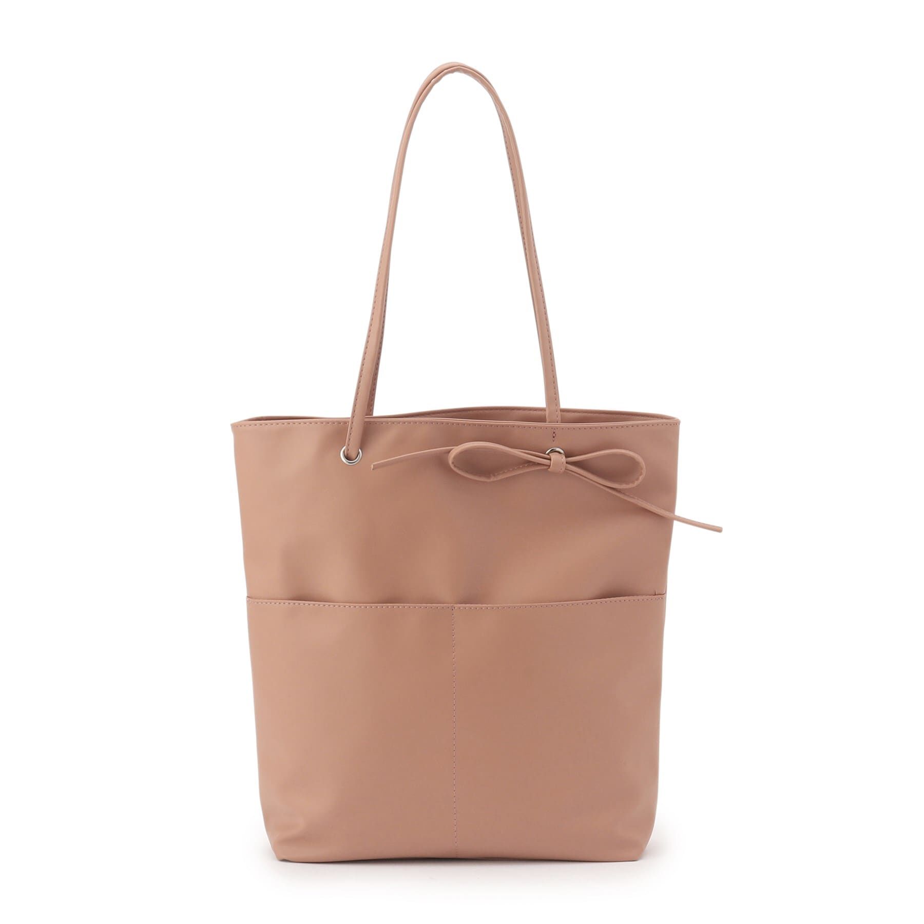 Ober Tashe「合皮リボンモチーフA4トート」|トートバッグ|