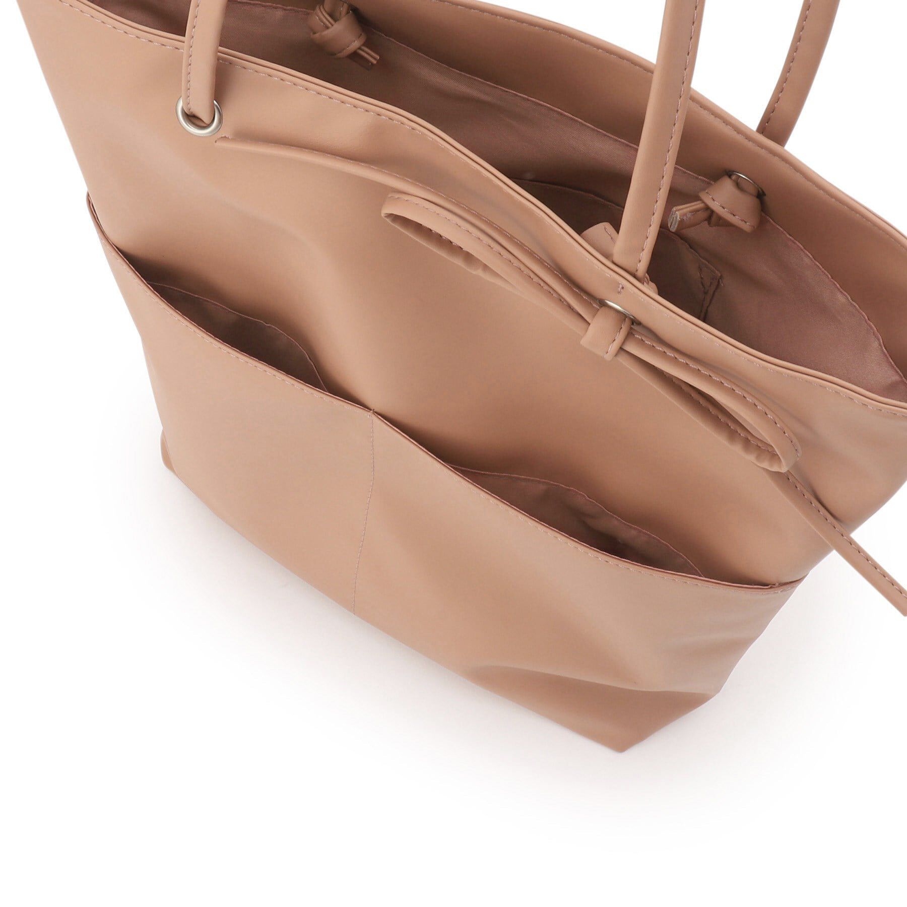 Ober Tashe「合皮リボンモチーフA4トート」|トートバッグ|