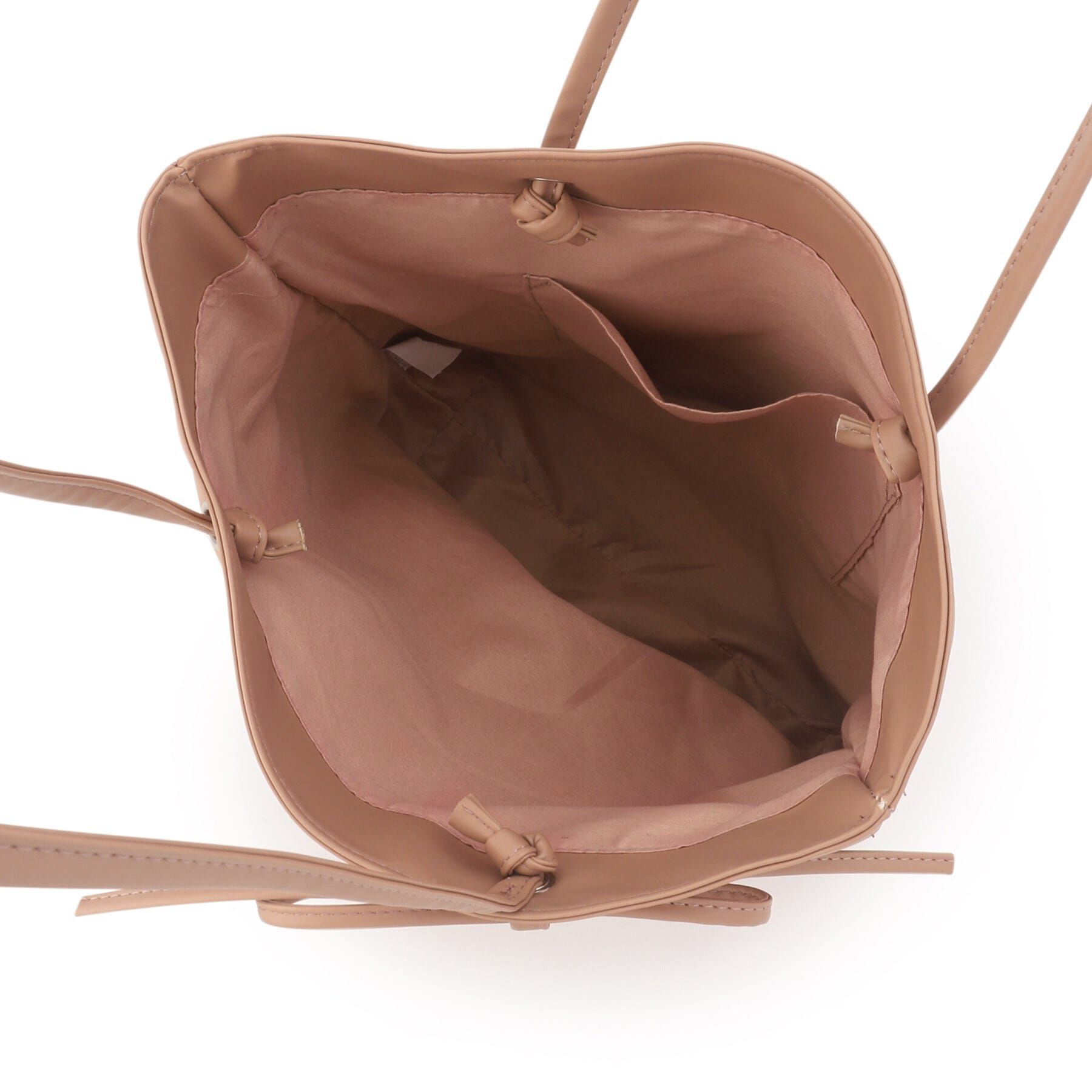 Ober Tashe「合皮リボンモチーフA4トート」|トートバッグ|