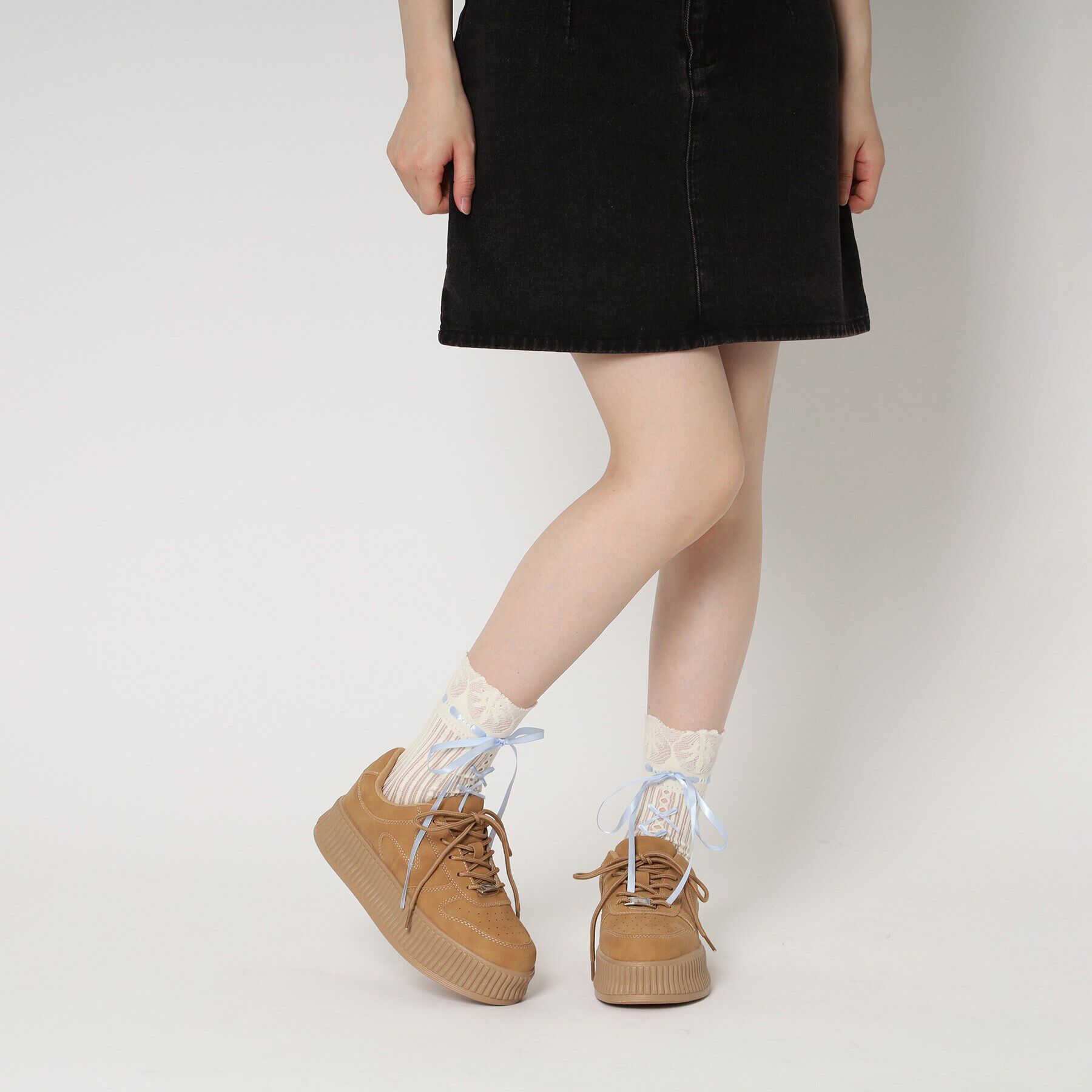 csT&P「厚底プラットフォームスニーカー」|スニーカー|