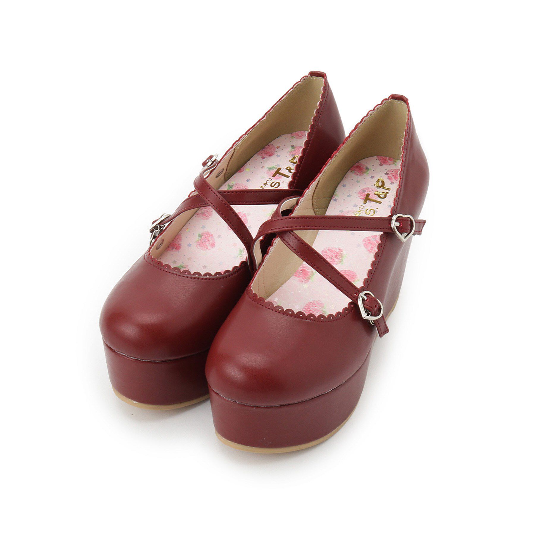 csT&P「厚底ロリータパンプス」|パンプス|レッド(062)