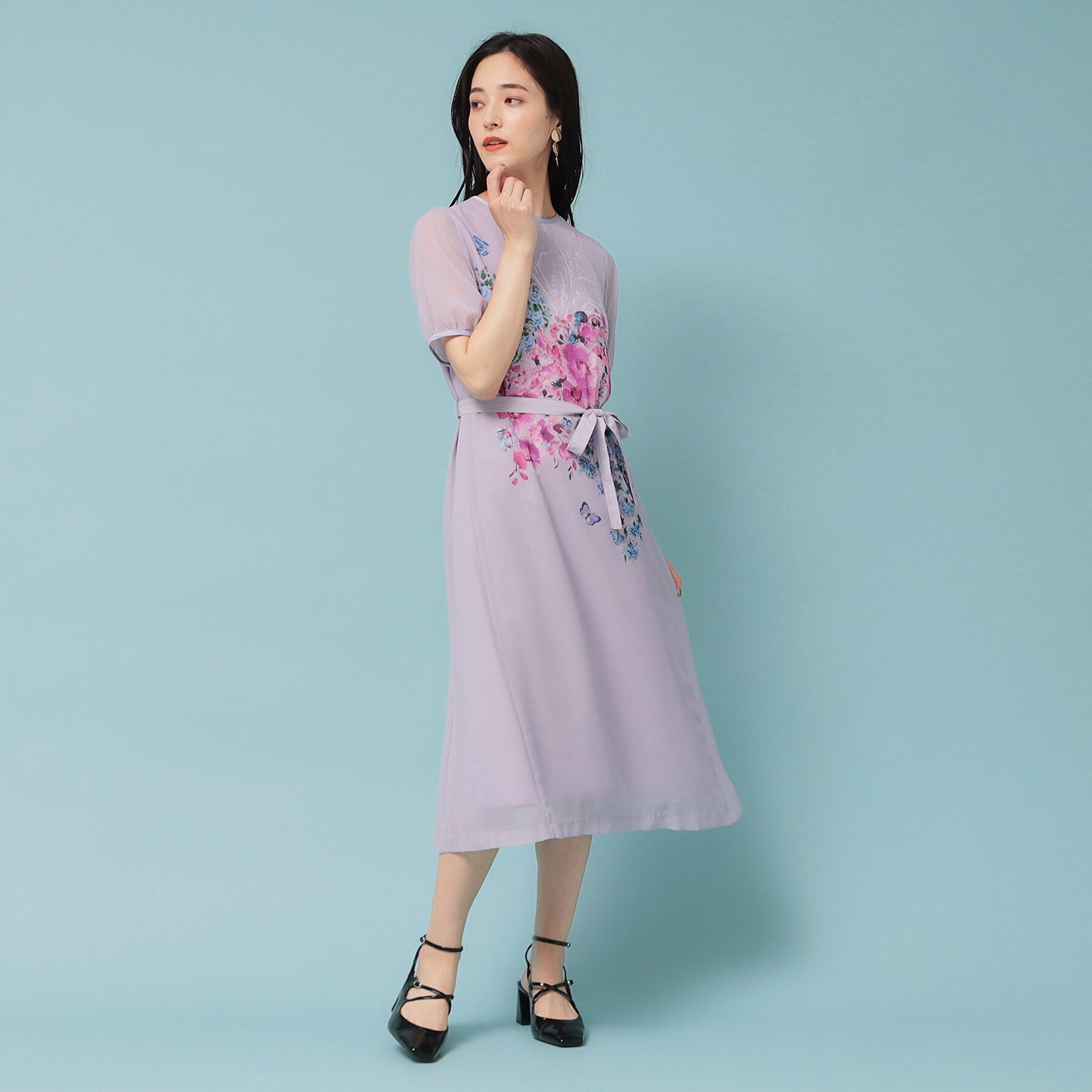 SunaUna「【co creation and yours／SS～L】パネル柄ワンピース」|ワンピース|