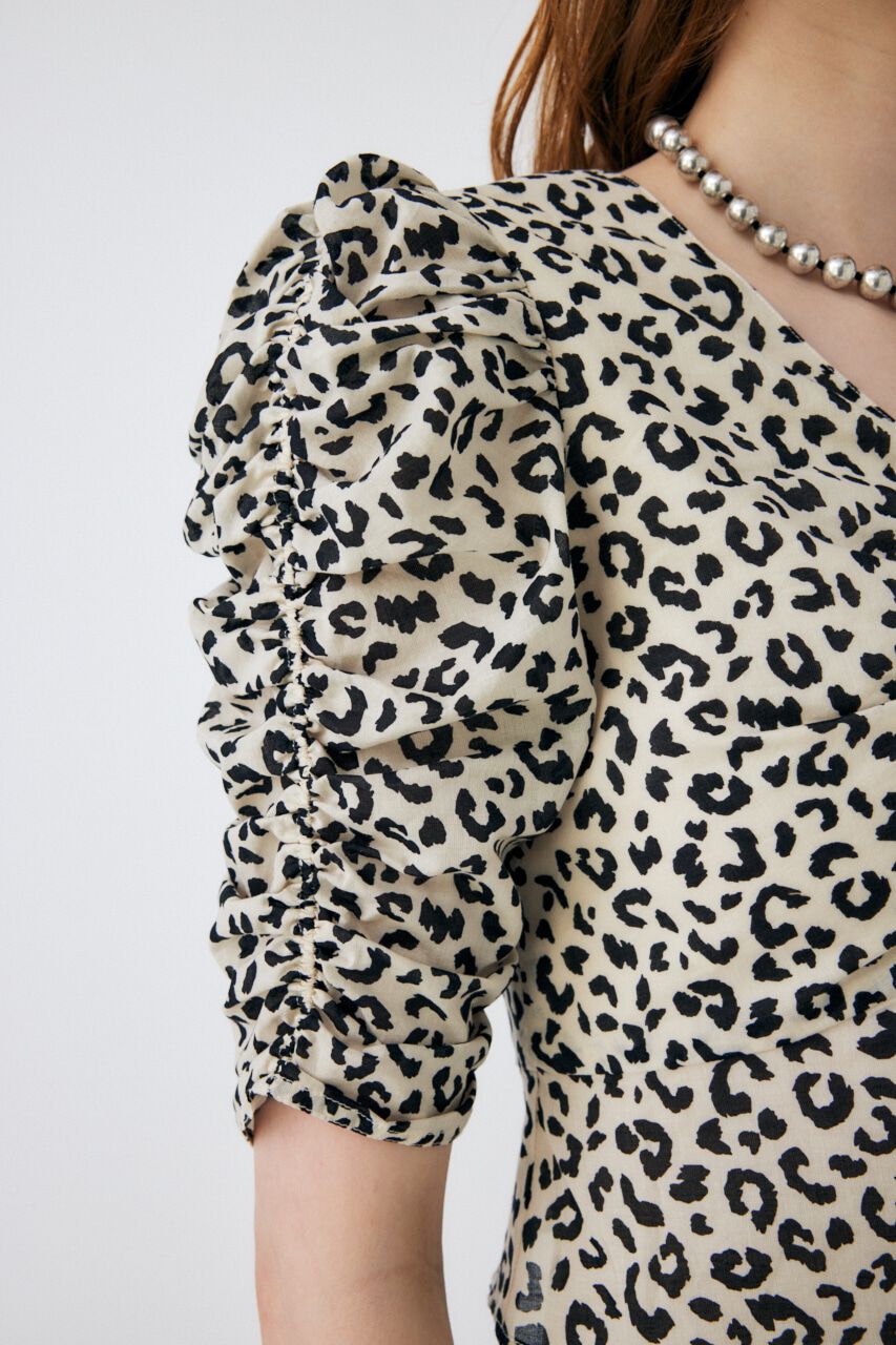 MOUSSY「GATHER SLEEVE ブラウス」|シャツ・ブラウス|