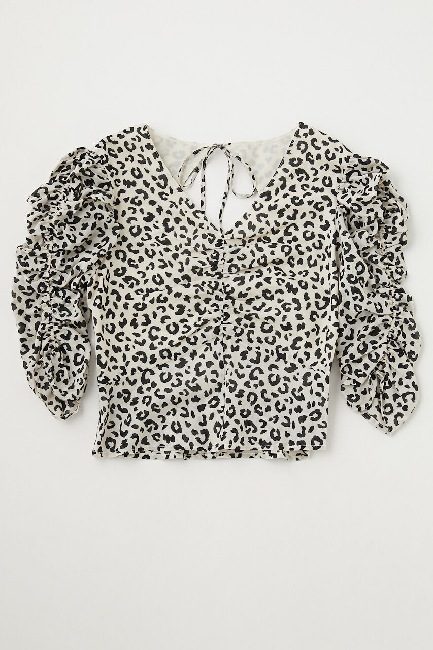 MOUSSY「GATHER SLEEVE ブラウス」|シャツ・ブラウス|