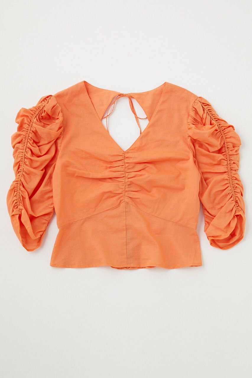 MOUSSY「GATHER SLEEVE ブラウス」|シャツ・ブラウス|ORG