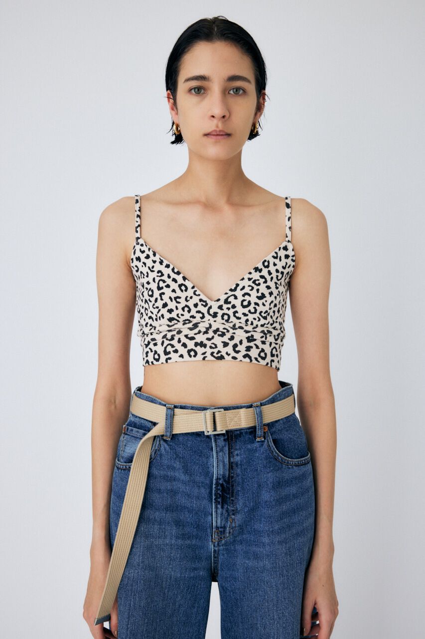 MOUSSY「STRING ブラトップ」|チューブトップ|柄WHT5