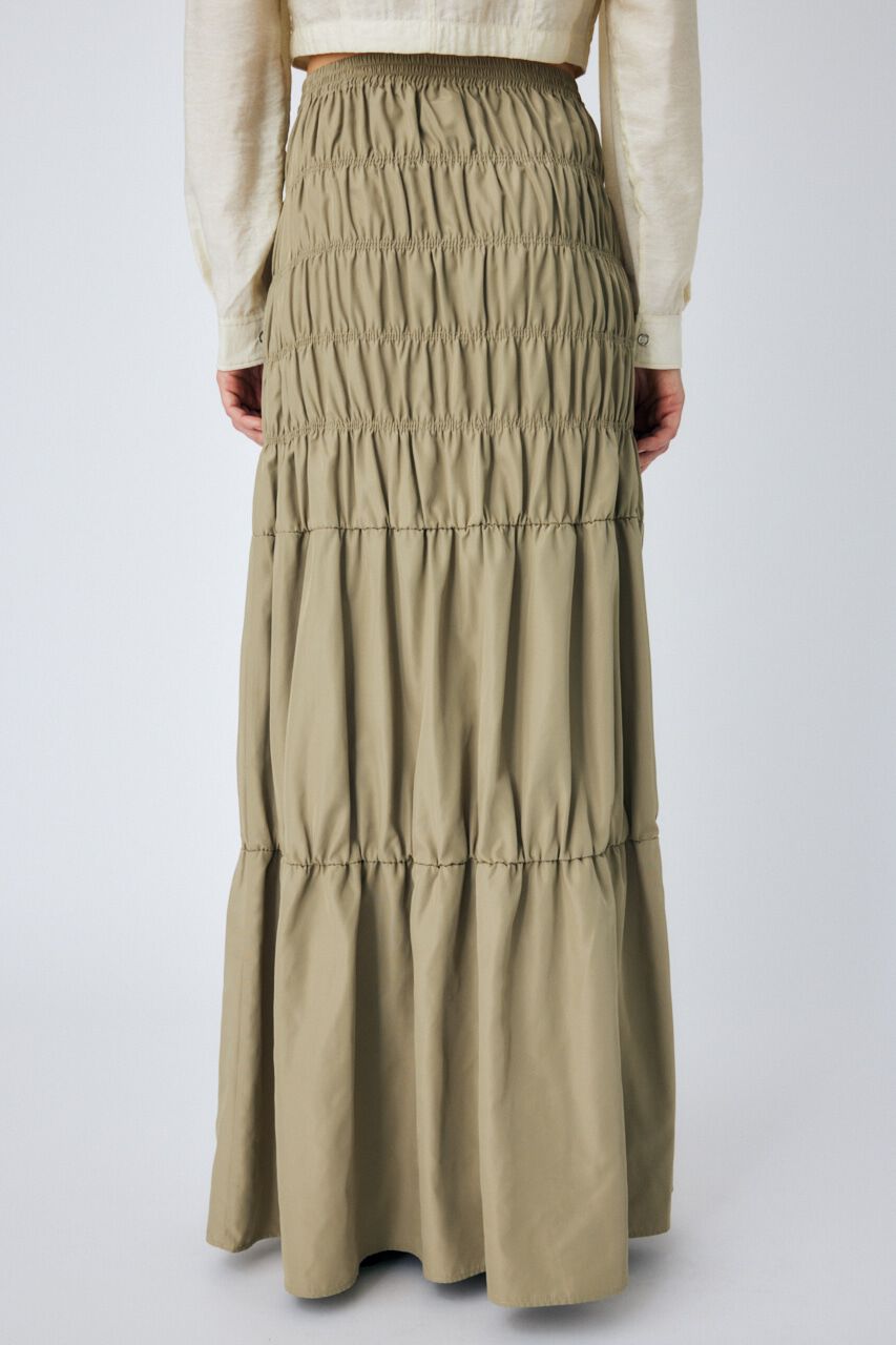 MOUSSY「SHIRRING ロングスカート」|スカート|